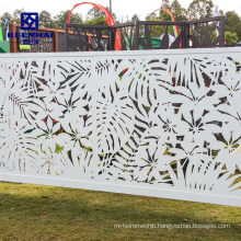 Modern Laser Cut Decorative Design Aluminum Garden Fencing